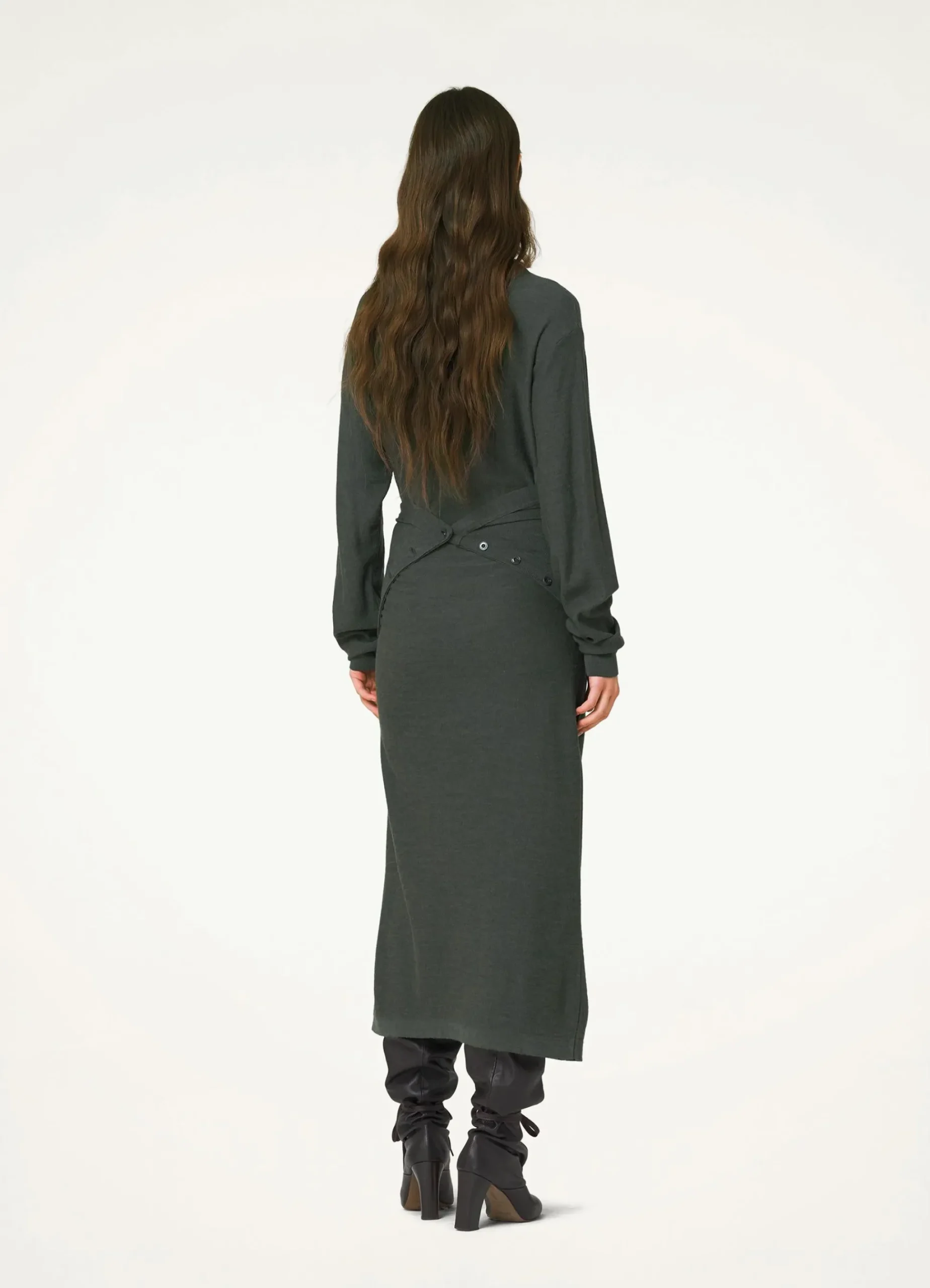 Cheap ROBE TWISTED EN TROMPE L'ŒIL Femme Robes