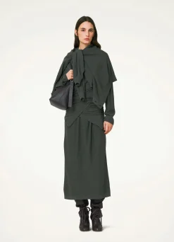 Cheap ROBE TWISTED EN TROMPE L'ŒIL Femme Robes