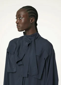 Cheap ROBE-CHEMISIER À DEUX POCHES Femme Robes