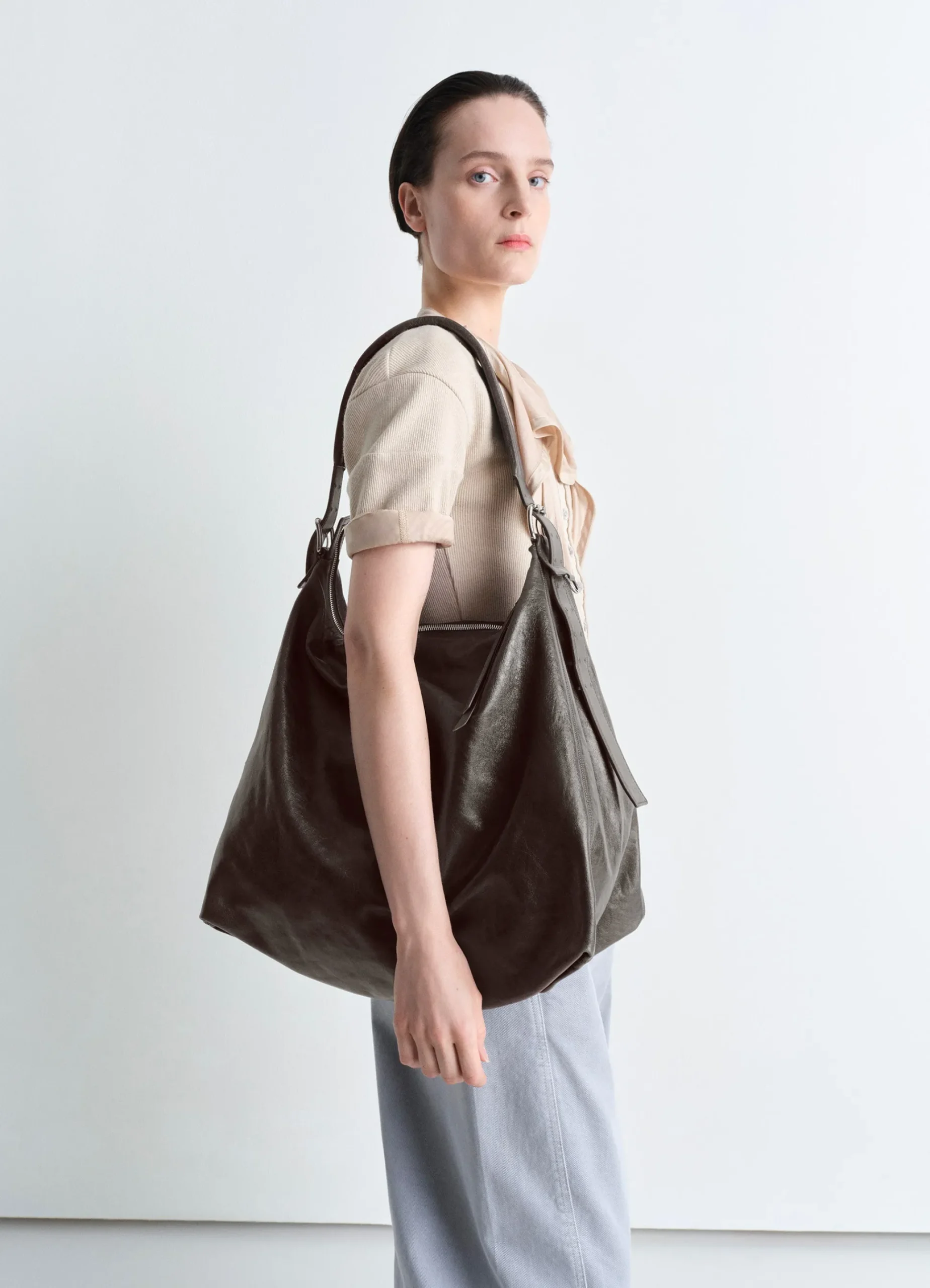 Cheap SAC HOBO À BANDOULIÈRE Femme Autres Sacs|Autres Sacs
