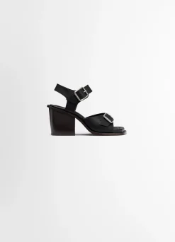 Online SANDALES AVEC BRIDES ET TALONS CARRÉS DE 80MM Femme Chaussures