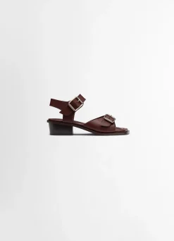Sale SANDALES AVEC BRIDES ET TALONS CARRÉS DE 35MM Femme Chaussures