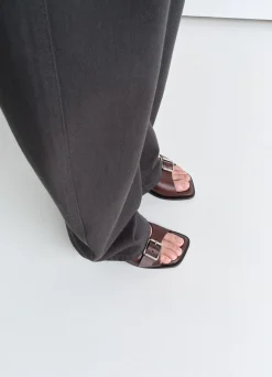 Sale SANDALES AVEC BRIDES ET TALONS CARRÉS DE 35MM Femme Chaussures