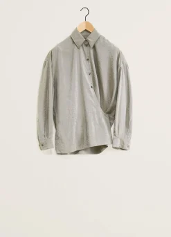Shop STRAIGHT COLLAR TWISTED SHIRT Femme Chemises