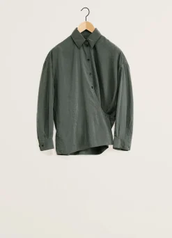 Discount STRAIGHT COLLAR TWISTED SHIRT Femme Chemises