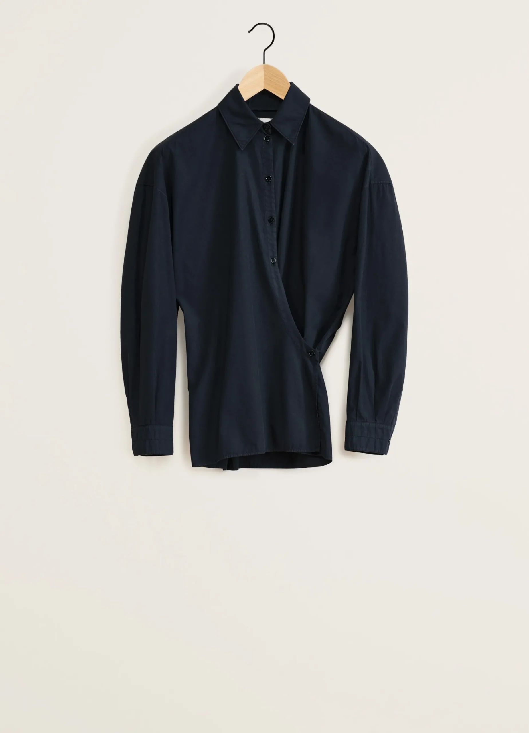 Clearance STRAIGHT COLLAR TWISTED SHIRT Femme Chemises