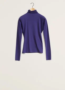 Best Sale T-SHIRT À COL MONTANT SECOND SKIN Femme Hauts