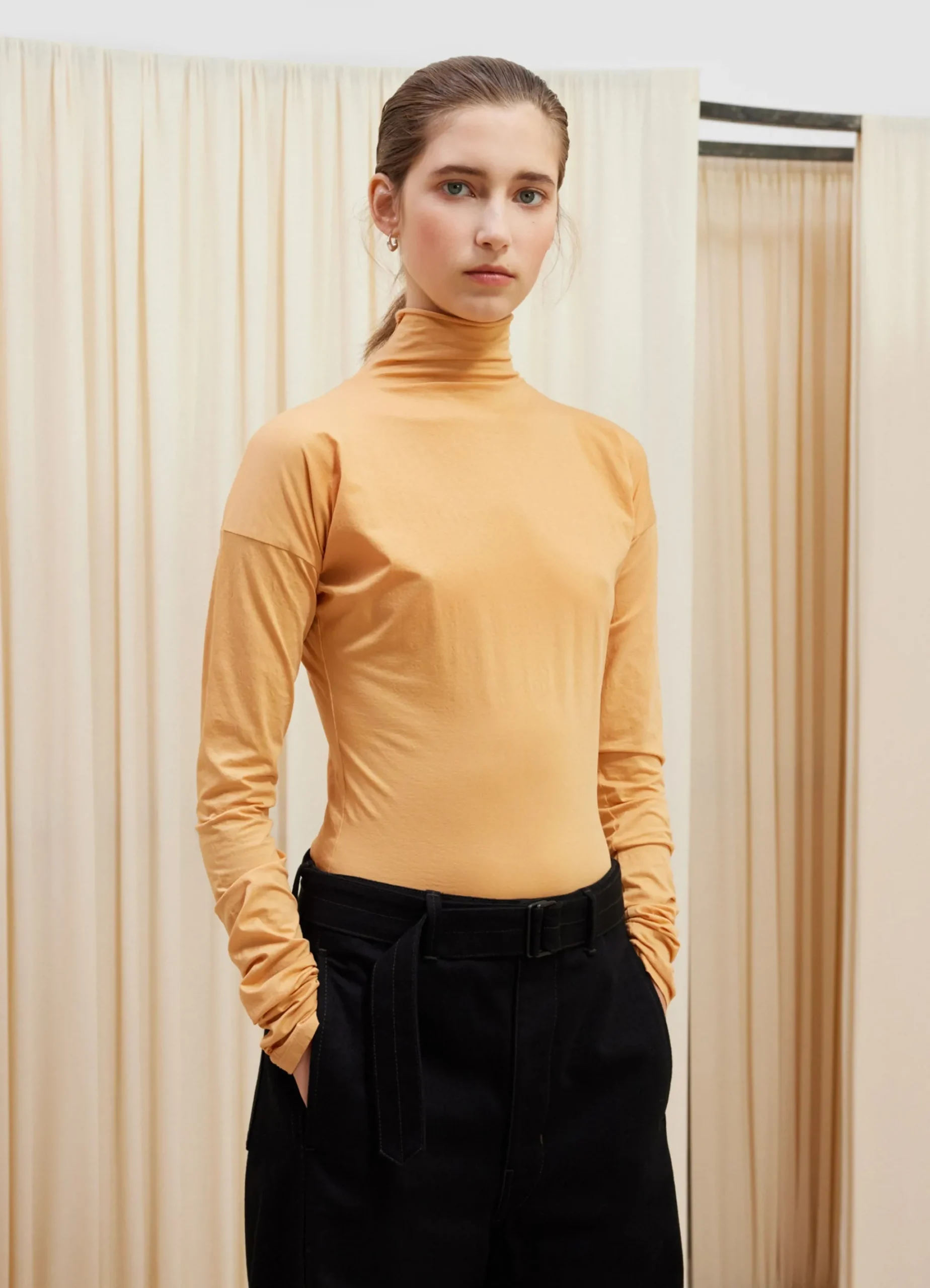 Flash Sale T-SHIRT À COL MONTANT SECOND SKIN Femme Hauts