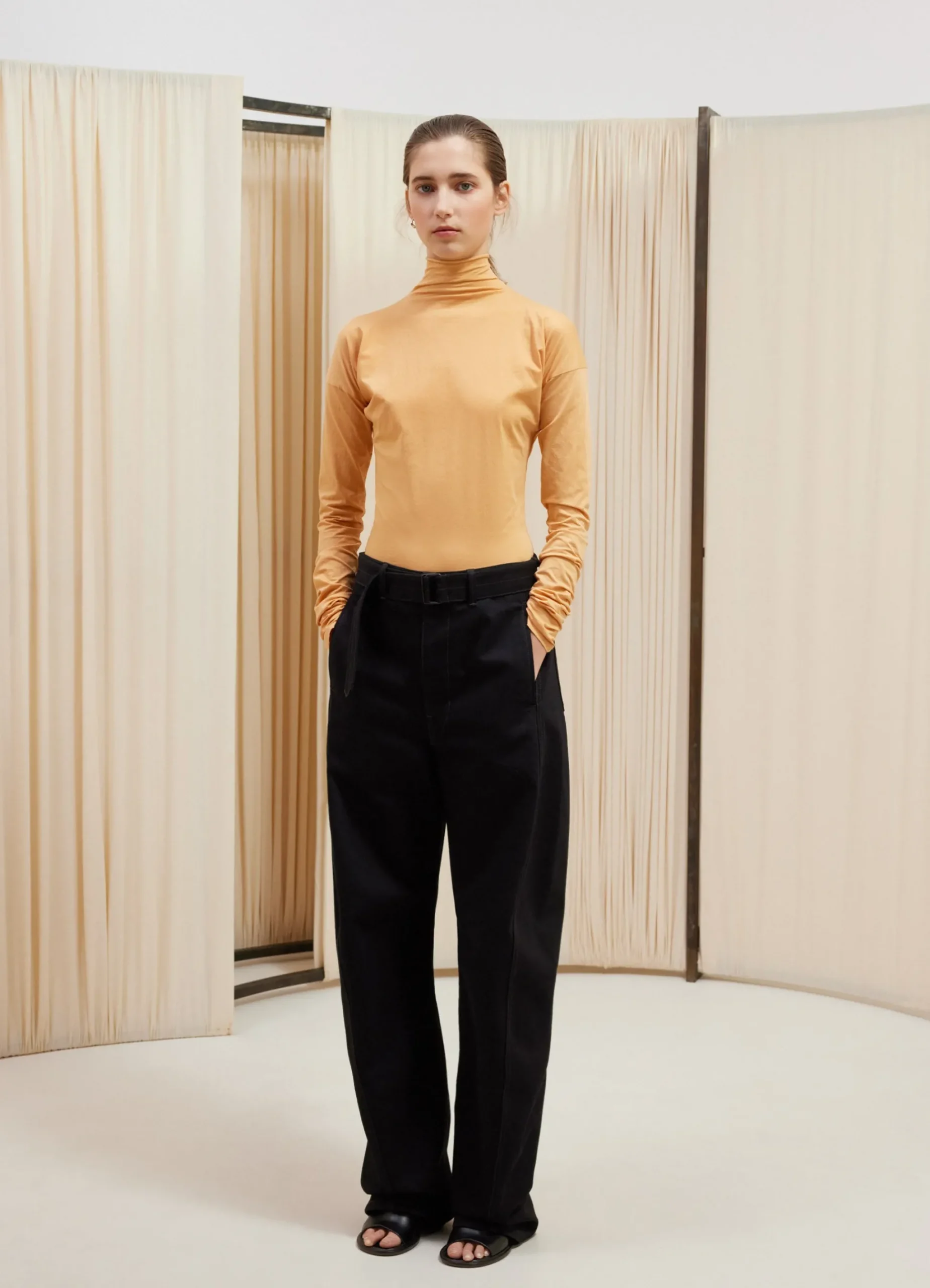 Flash Sale T-SHIRT À COL MONTANT SECOND SKIN Femme Hauts