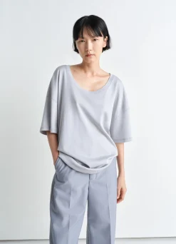 Fashion T-SHIRT CÔTELÉ Femme Hauts