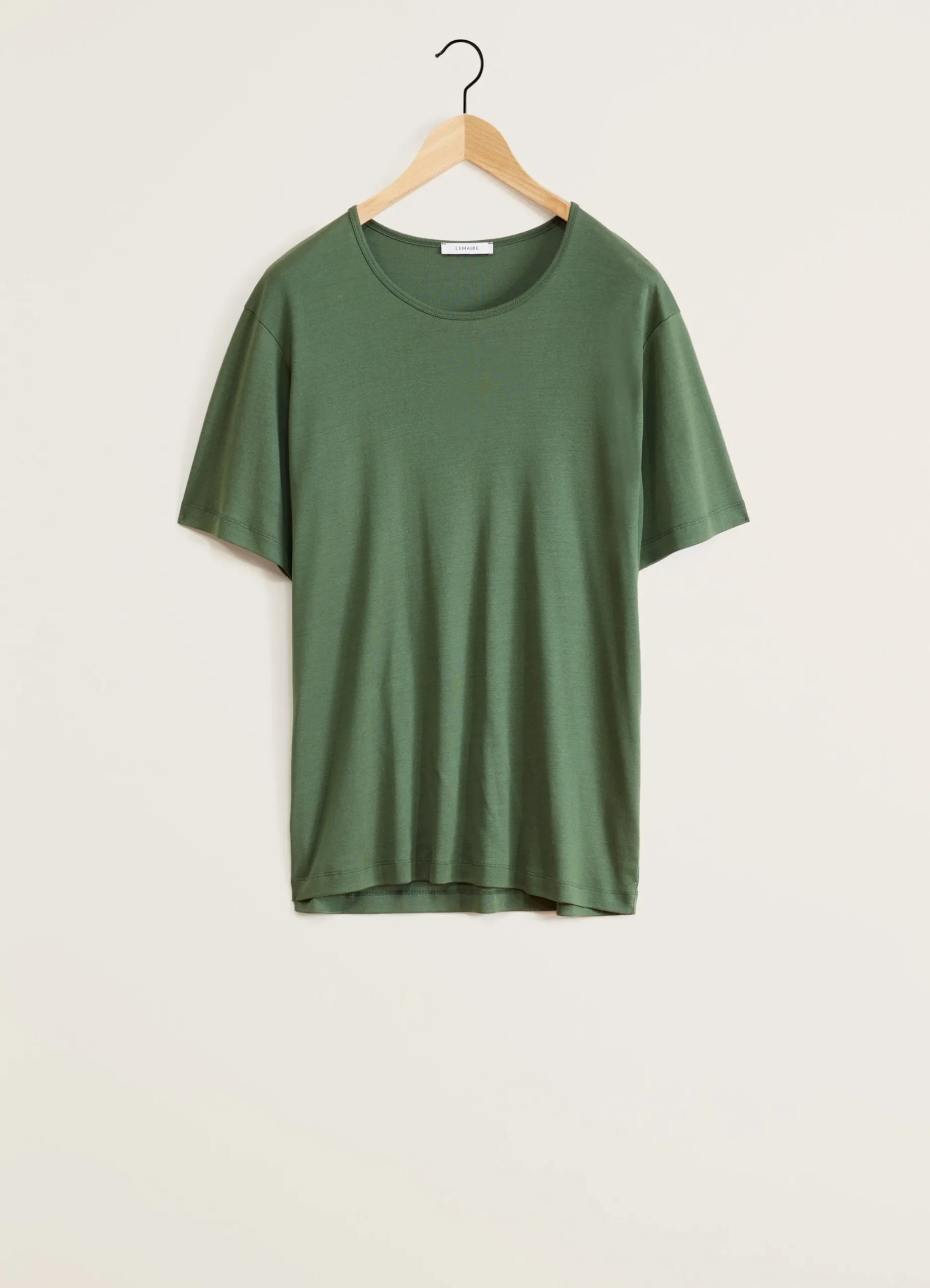 Outlet T-SHIRT CÔTELÉ À COL U Homme Hauts