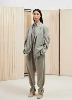 Store VESTE À DOUBLE BOUTONNAGE EN SOIE SÈCHE Femme Vestes & Outerwear
