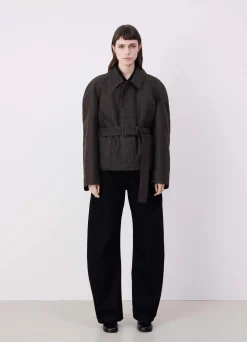 New VESTE CEINTURÉE À DEUX POCHES Femme Vestes & Outerwear
