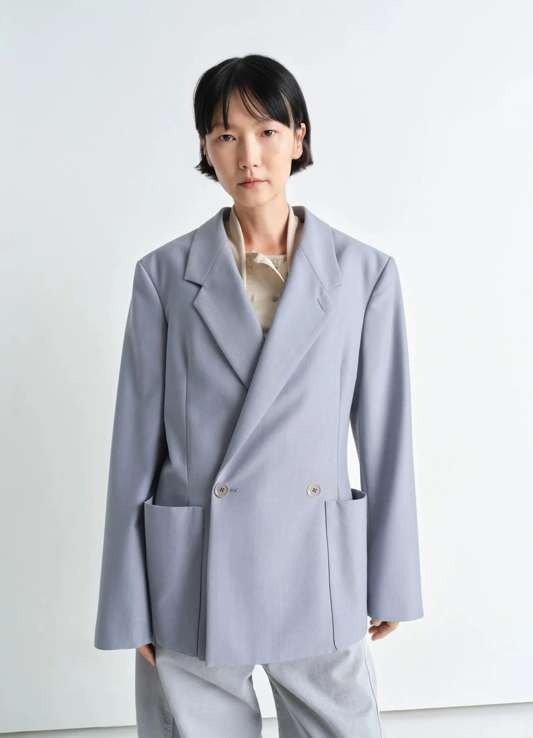 Best Sale VESTE TAILLEUR À DOUBLE BOUTONNAGE Femme Vestes & Outerwear