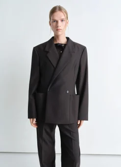 Sale VESTE TAILLEUR À DOUBLE BOUTONNAGE Femme Vestes & Outerwear