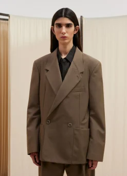 Sale VESTE TAILLEUR SOUPLE À DOUBLE BOUTONNAGE Femme Vestes & Outerwear