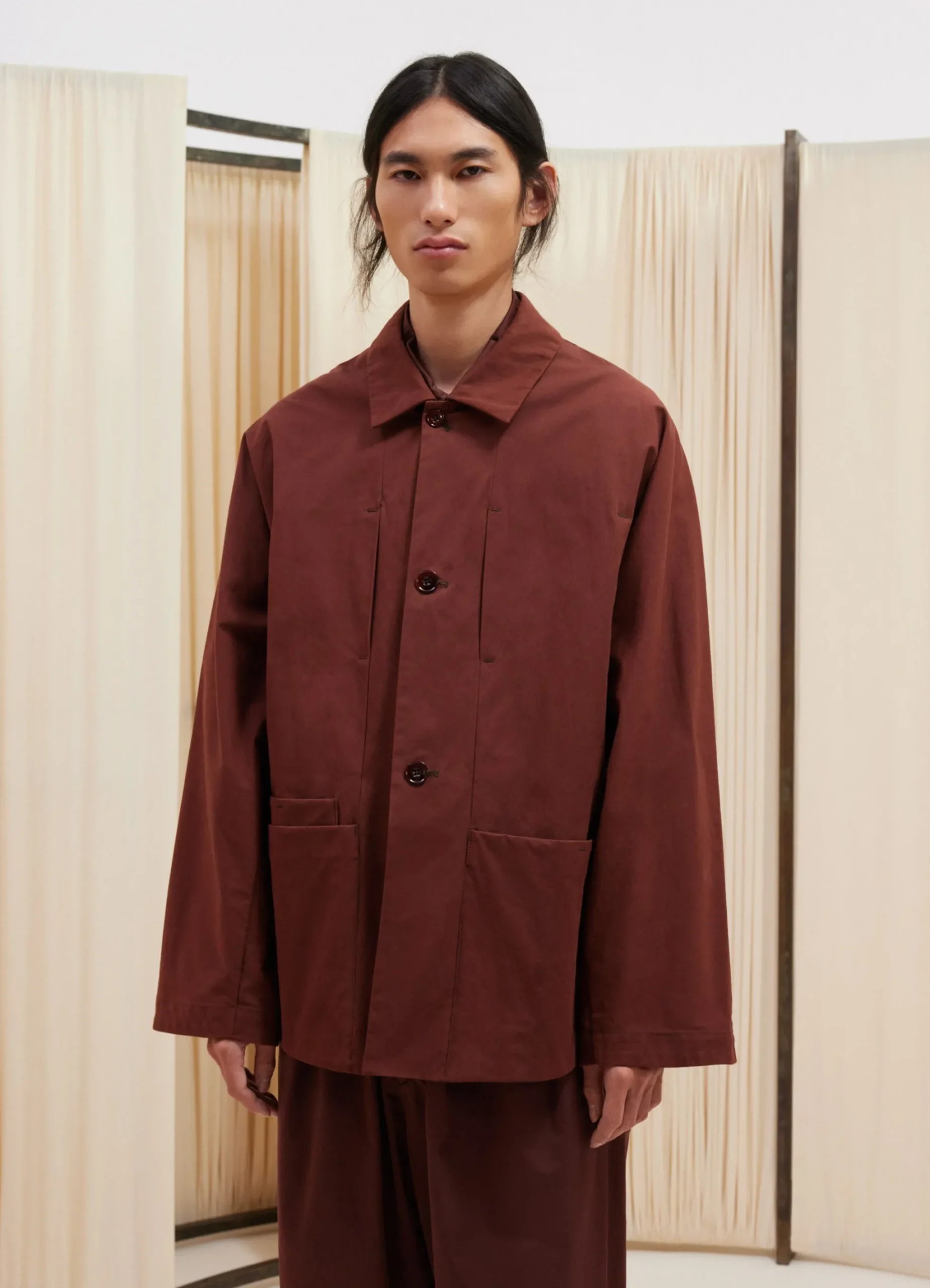 Online VESTE WORKWEAR BOXY À SIMPLE BOUTONNAGE Homme Vestes & Outerwear
