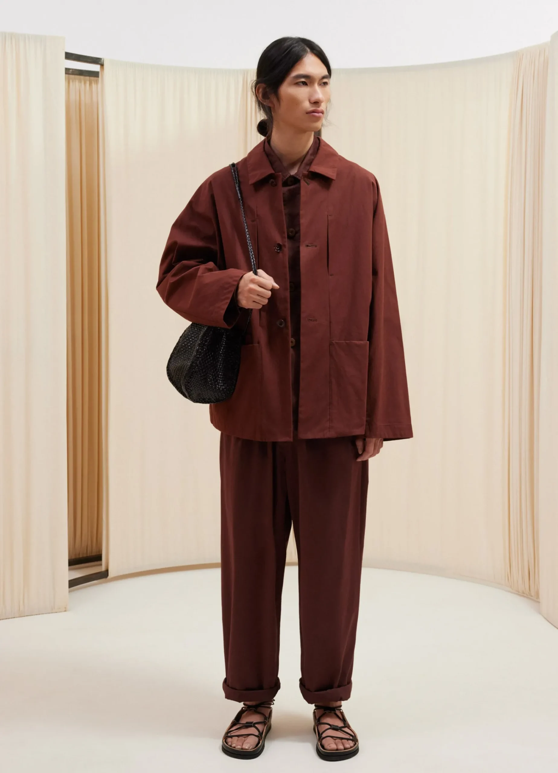 Online VESTE WORKWEAR BOXY À SIMPLE BOUTONNAGE Homme Vestes & Outerwear